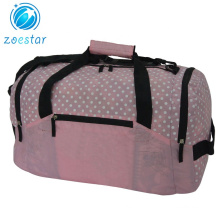 Lightweight Foldable Nylon Ripstop Travel Duffel Bag for Girls Durable Printing Tote Handbag